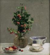Henri Fantin-Latour and Cup and Saucer painting